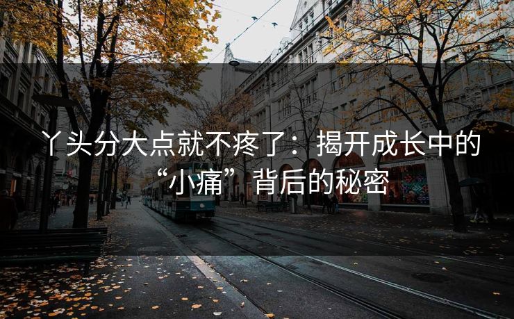 丫头分大点就不疼了：揭开成长中的“小痛”背后的秘密