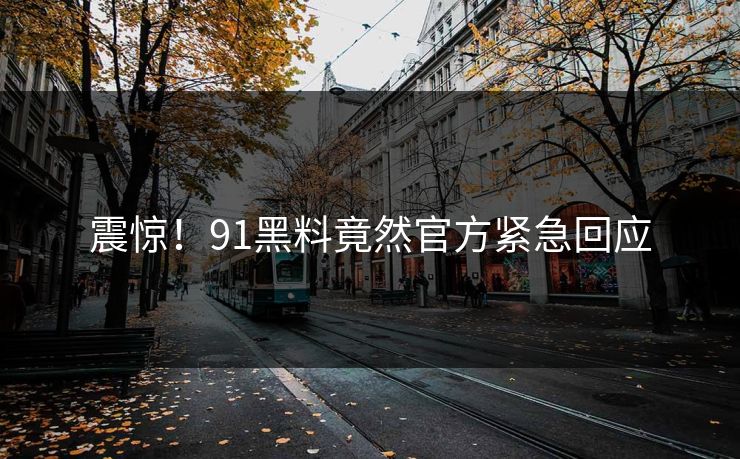 震惊！91黑料竟然官方紧急回应