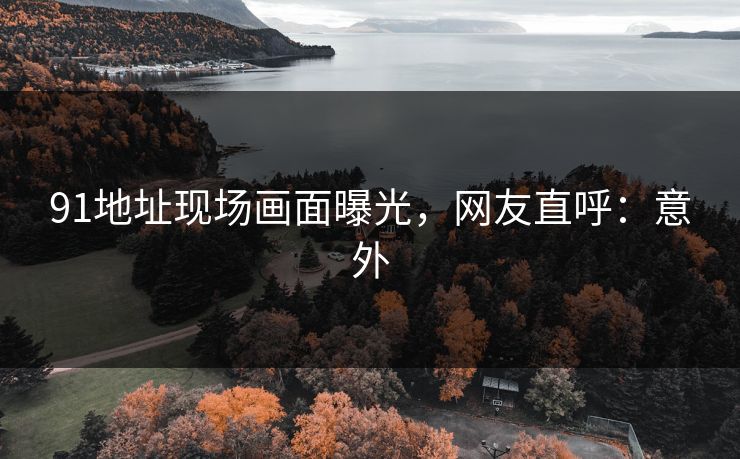 91地址现场画面曝光，网友直呼：意外